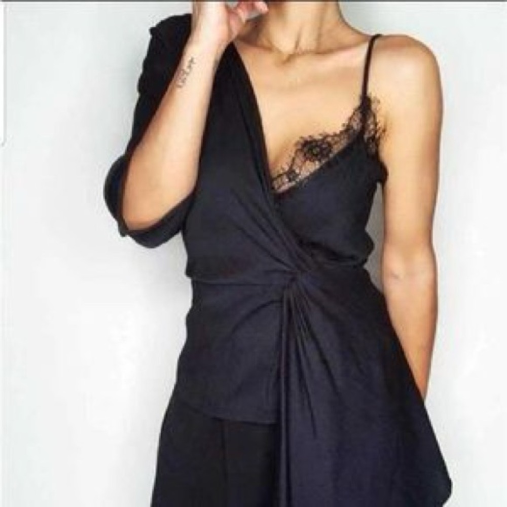 🆕 Zara Asymmetrical Camisole Top
